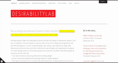 Desktop Screenshot of desirabilitylab.com