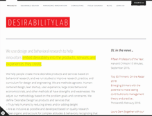 Tablet Screenshot of desirabilitylab.com